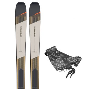 SALOMON T MTN 91 CARBON + Skins