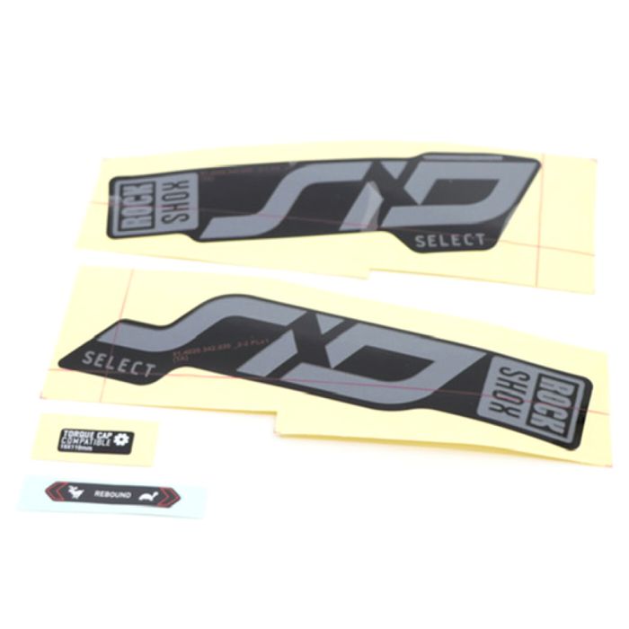 ROCK SHOX Fork Decal Kit, Sid Select -100mm 2020+ grey for black main product photo