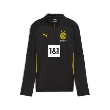 PUMA BVB TRAINING 1/4 ZIP TOP J - Kinder