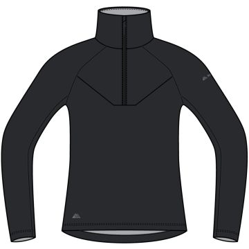 RADYS R5 Merino Zip Shirt Long - Femmes
