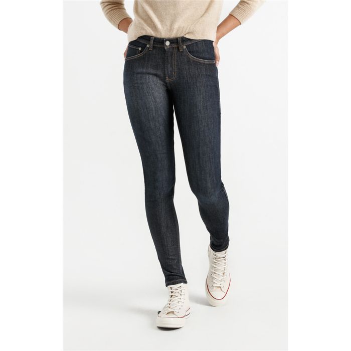 DU/ER Stay Dry Fireside Denim Skinny - Dark Stone - Femmes main product photo