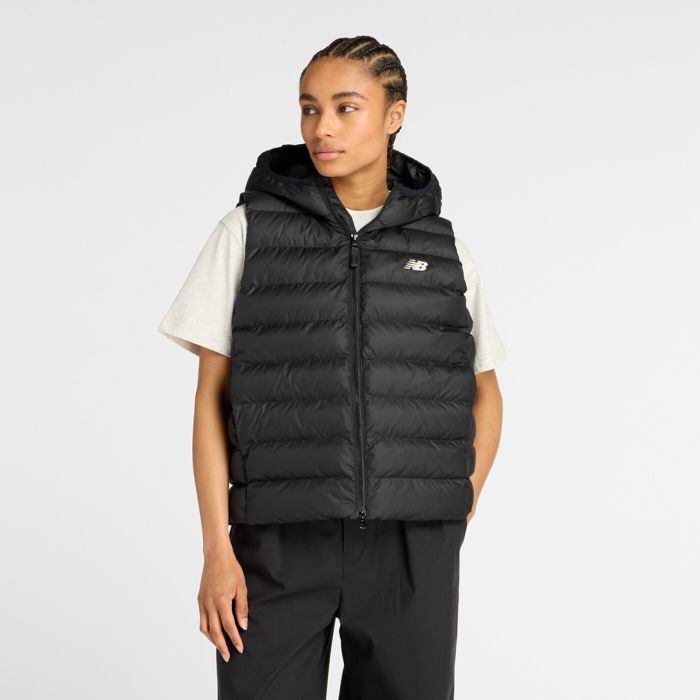 NEW BALANCE Hooded Puffer Vest - Femmes main product photo
