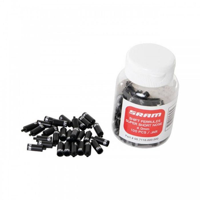 SRAM Shift Cable End Caps 4mm super-short nose Qty 100 main product photo
