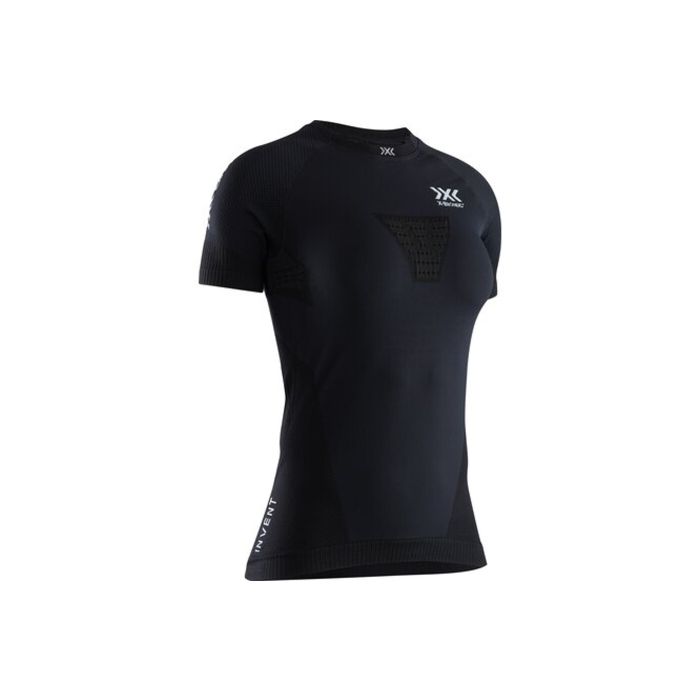 X-BIONIC Invent 4.0 Running Shirt SH SL opal black/arctic white - Femmes main product photo
